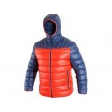 Pánská zimní bunda MEMPHIS, oranžovo-modrá