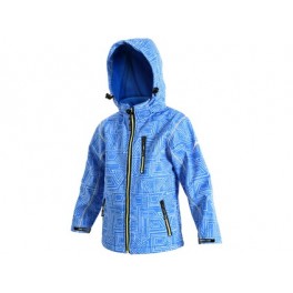 Dětská softshell bunda DERBY, modrá Dětská softshell bunda DERBY, modrá