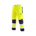 Pánské reflexní kalhoty CARDIFF, zimní, žluté