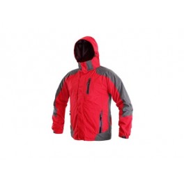 Unisex bunda TENNESSEE, červeno-šedá Unisex bunda TENNESSEE, červeno-šedá