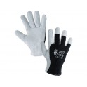 Kombinované rukavice TECHNIK ECO, černo-bílé