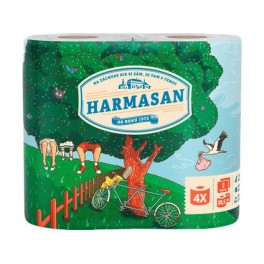 Toaletní papír HARMONY COLOR, 2-vrstvý, 4ks