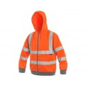 Mikina FROME, oranžová, S-3XL