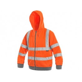 Mikina FROME, oranžová, S-3XL